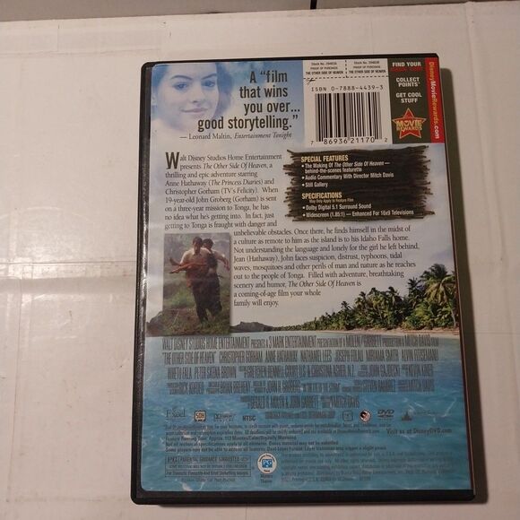 The Other Side Of Heaven, Very Good DVD, Christopher Gorham, Anne Hathaway - Picture 2 of 3